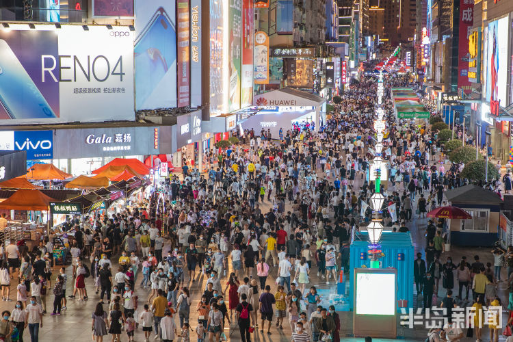 台东端午假期 台东三路步行街商圈人气火爆