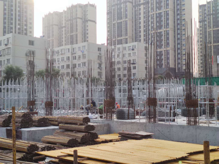 李沧区青岛李沧区虎山路幼儿园进入主体结构施工阶段