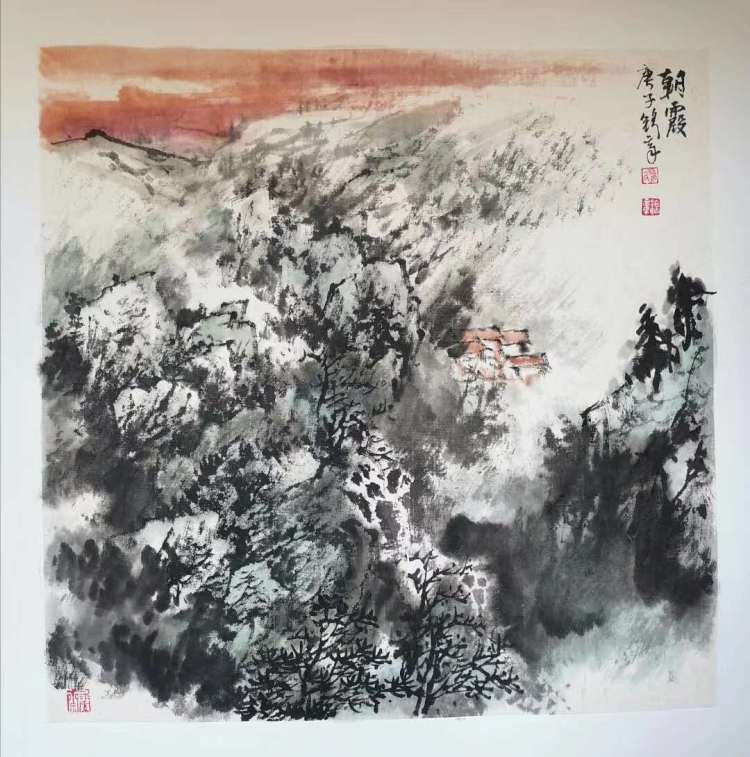 峰峦苍秀 意境壮美 翟锦章山水画欣赏之六