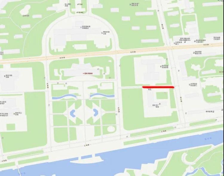 东楼胶州行政东楼南门支路封闭施工至9月3日 注意绕行