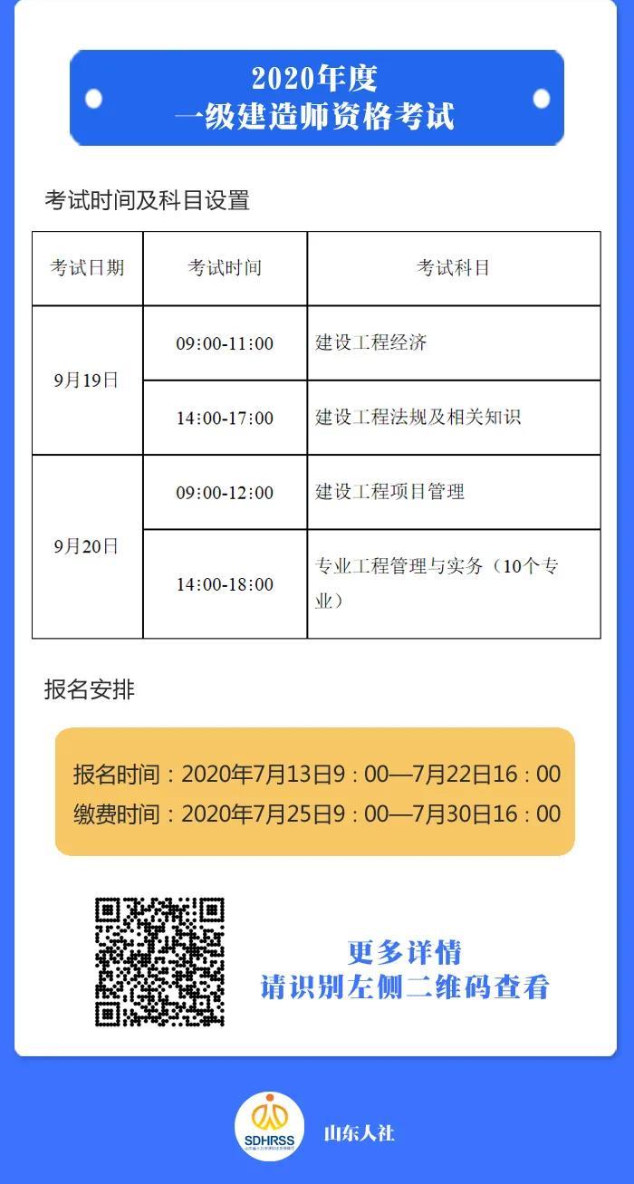 资格考试山东2020年度注册测绘师资格考试等四项资格考试安排出炉