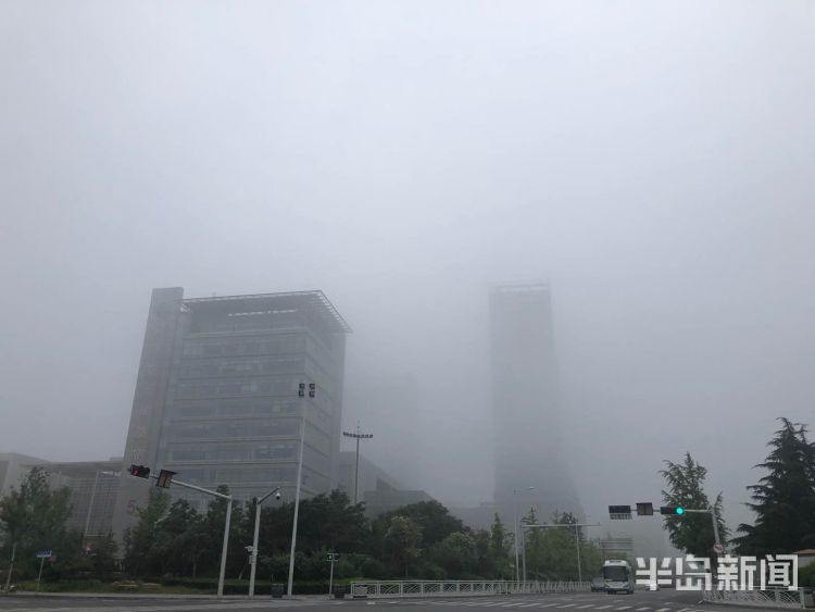 雾气7月7日青岛沿海一线现大雾天气 请注意防范