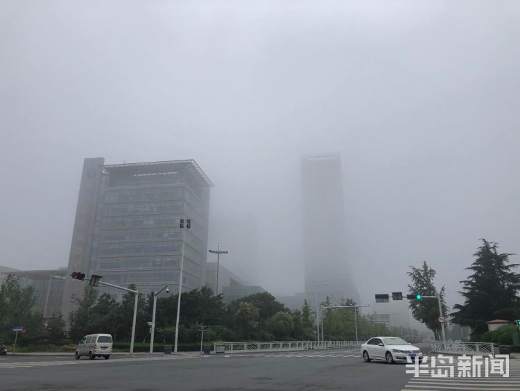 雾气7月7日青岛沿海一线现大雾天气 请注意防范
