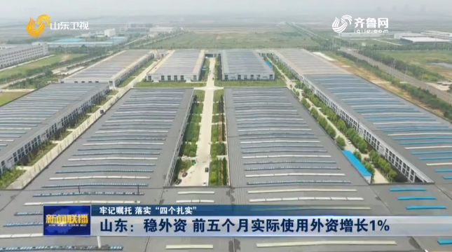 |山东充分用好自贸试验区等开放平台 前五个月实际使用外资增长1%