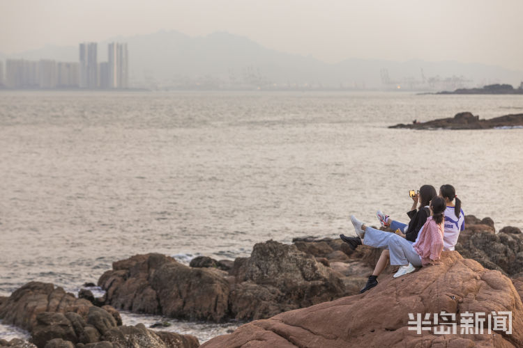 礁石|来青岛海边 欣赏礁石上的风景