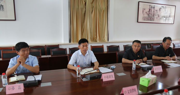即墨法院召开征求律师代表意见建议座谈会,党组副书记,副院长赵韶先