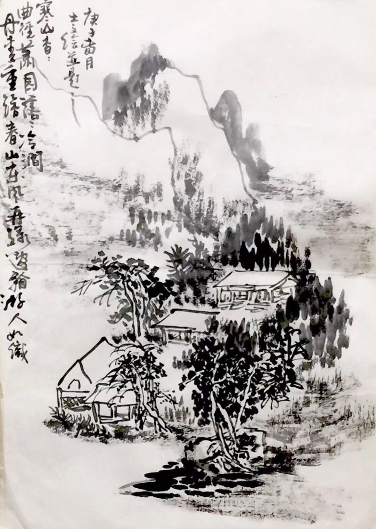 |深沉笔墨描绘如画江山——崔士文书画欣赏