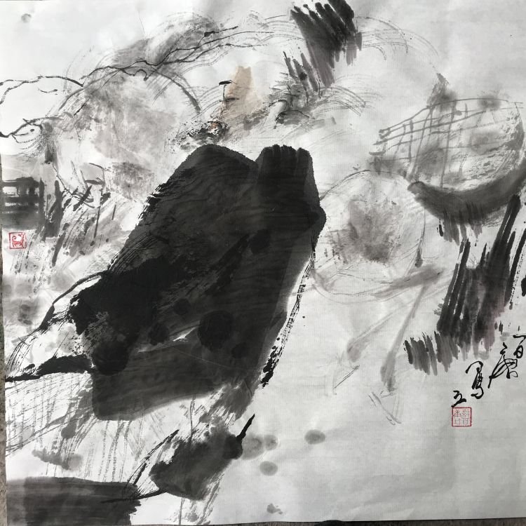 |古拙苍劲 内蕴神秀——梁百庚人物画欣赏（之十）