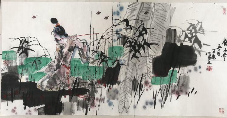 |古拙苍劲 内蕴神秀——梁百庚人物画欣赏（之十）