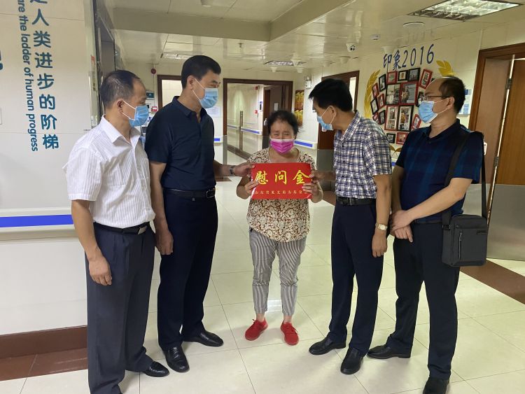 孙伟|山东省见义勇为基金会秘书长孙伟看望慰问宋玉武