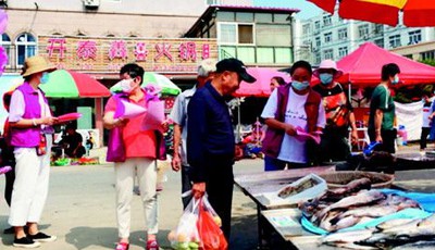 北宅街道各社区：助力防溺水 巾帼在行动