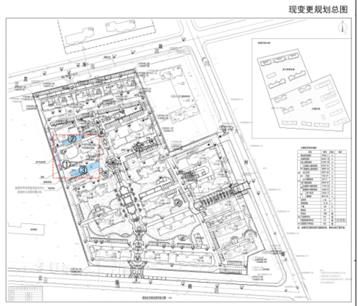 楼座|西海岸墨香路西灵海路南住宅项目规划变更 楼座平移、平面布局调整