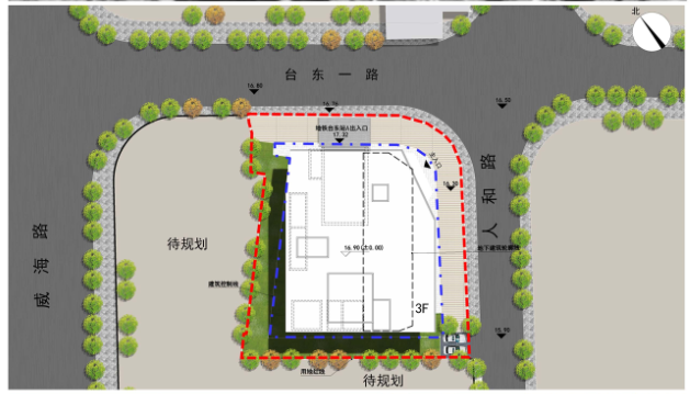 上盖|兼容商业！青岛地铁台东站A出入口地块上盖项目控规调整