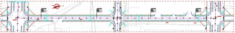 571.5|即墨拟新建通北路 全长约571.5米规划人行道、非机动车道、车行道等