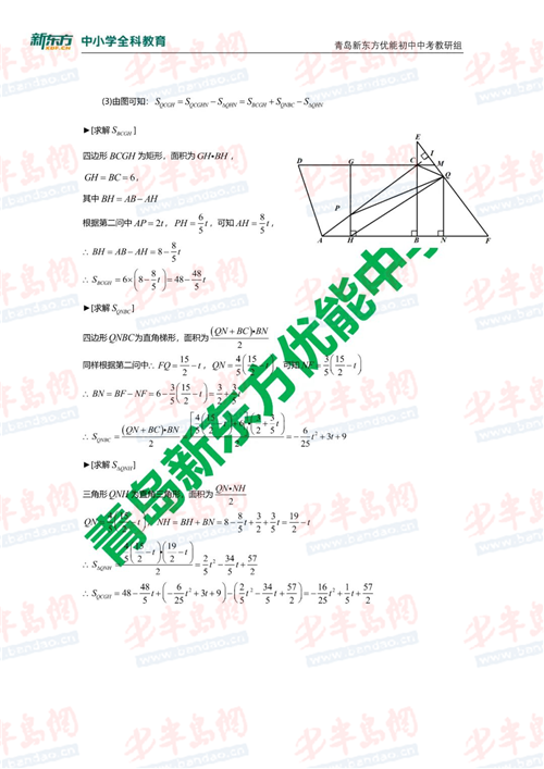 2020年青岛中考数学答案解析及试卷点新鲜出炉(最新发布)