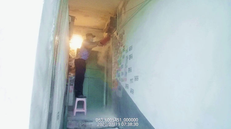 火情|危难之处显身手 青岛海伦路派出所民警第一时间化解火情