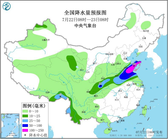 |大暑到！风雨交加 7月22日青岛有大到暴雨+10级大风