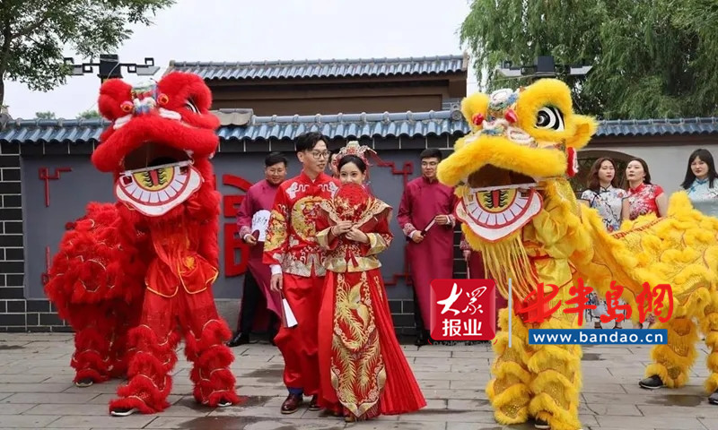 胶州|胶州少海新时代文明实践婚庆礼堂又迎新人