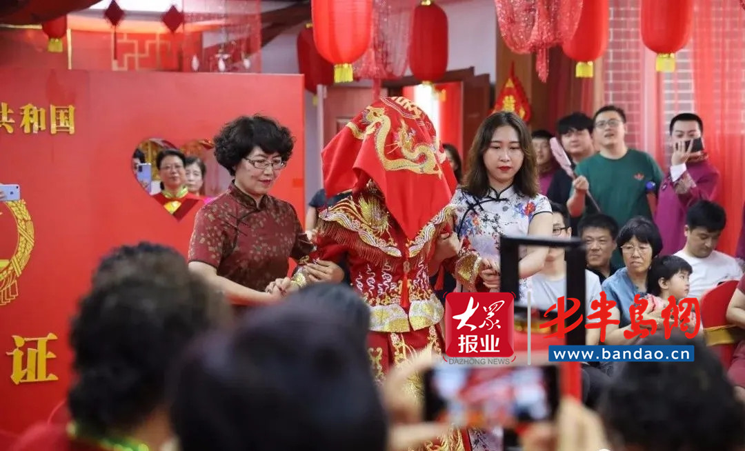 胶州|胶州少海新时代文明实践婚庆礼堂又迎新人