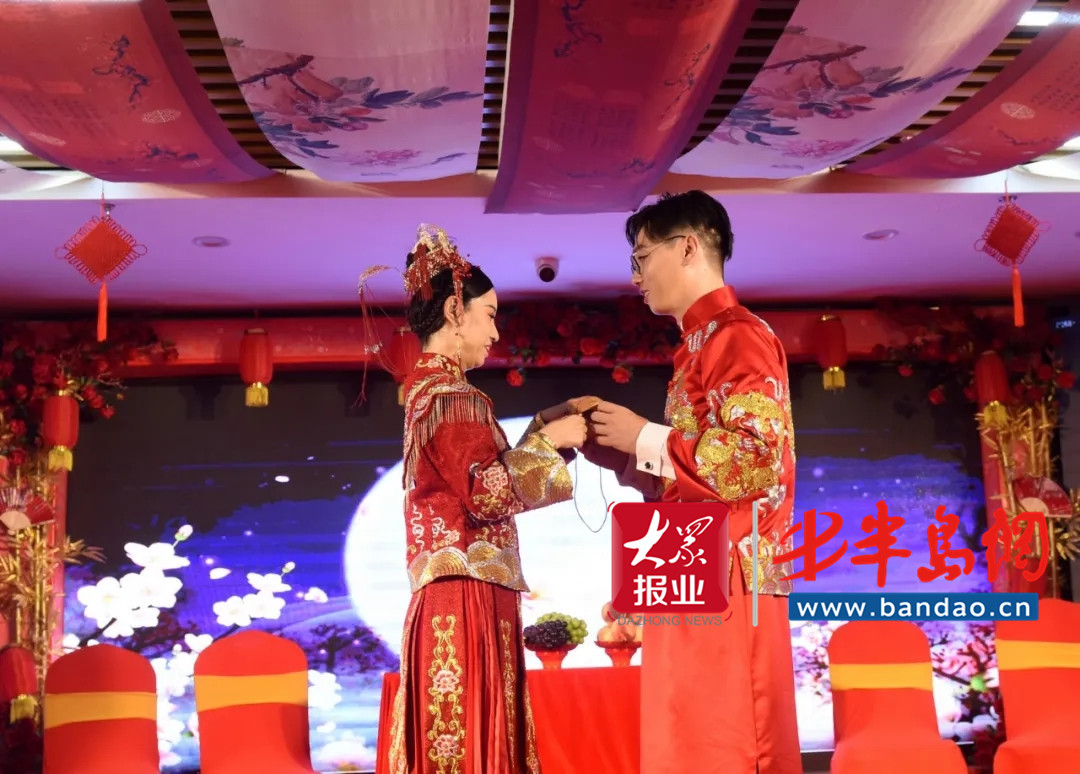 胶州|胶州少海新时代文明实践婚庆礼堂又迎新人