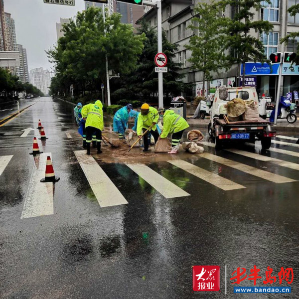 暴雨|连夜迎战暴雨 崂山区城市管理局交出这样一份答卷