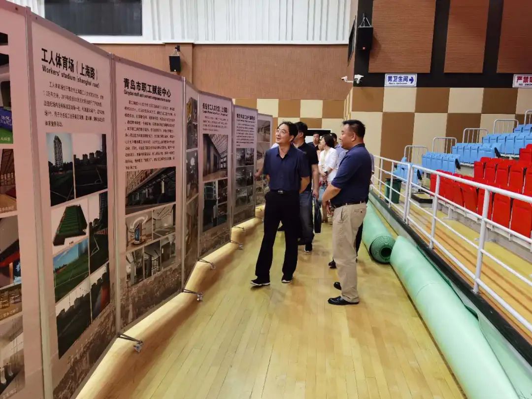 潍坊市|潍坊市总工会来青岛市考察工人文化宫建设情况