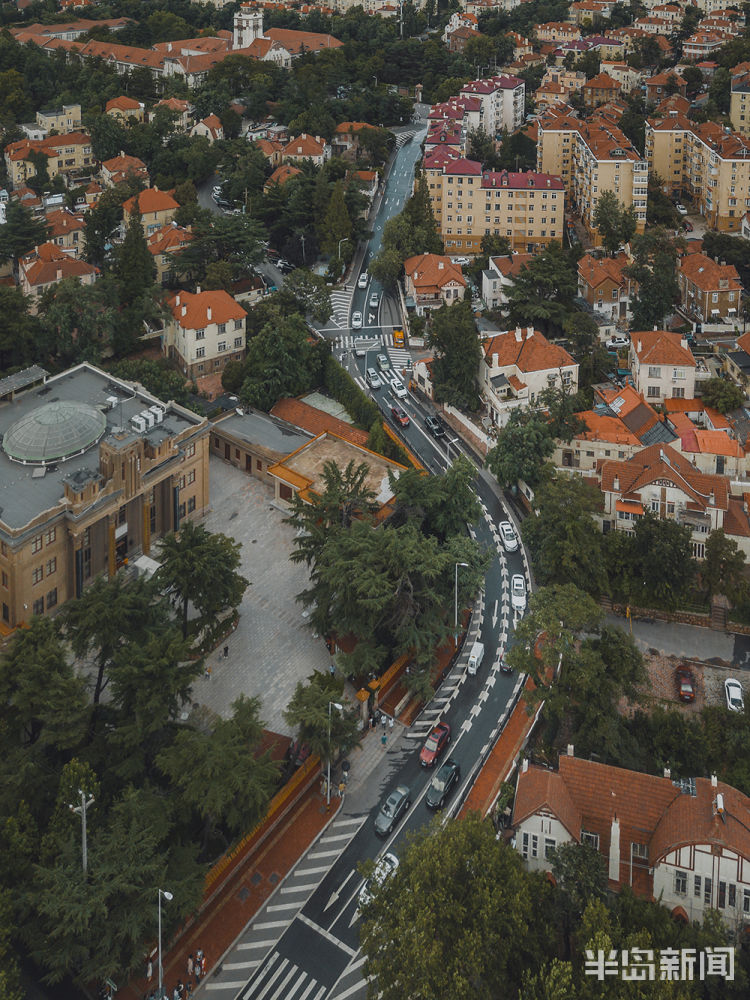 童话般|雨后青岛老城焕然一新 空中俯瞰仿佛童话世界