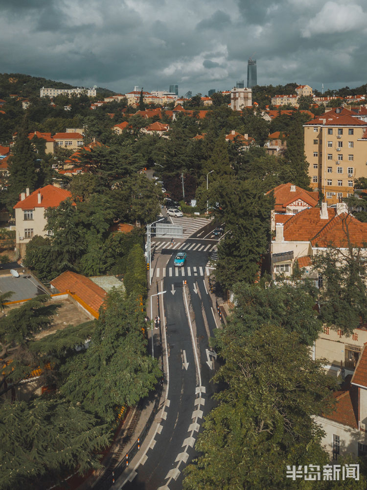 童话般|雨后青岛老城焕然一新 空中俯瞰仿佛童话世界