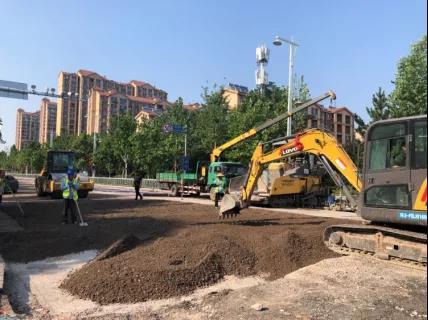 翻建|提升市民出行环境！胶州加快推进温州路翻建工程