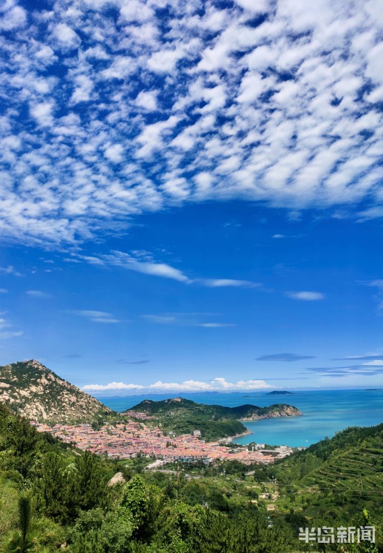 青岛|青岛崂山风景区太清游览区：雨后的天空一片蔚蓝