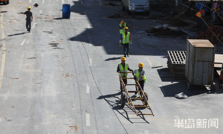 威海路|威海路封闭施工 预计工期为期两个月 现场是这样的
