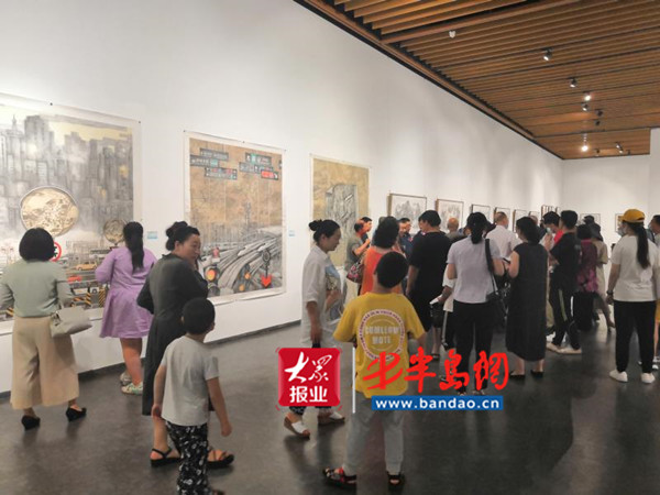 拥抱海疆|拥抱海疆——庆祝八一建军节军旅画家作品展在胶州举行