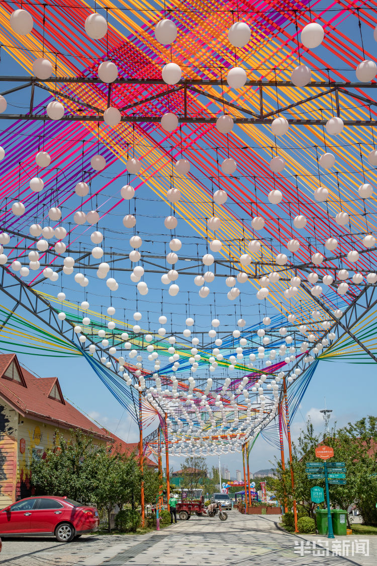 景观|美了美了！金沙滩啤酒城增设“第30届青岛国际啤酒节”主题标志