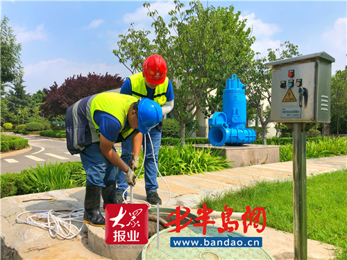 |战高温“以汗洗水”青岛水务集团日污水处理量再破记录