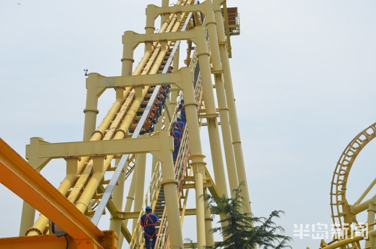 10|青岛市2020年大型游乐设施应急救援演练举行