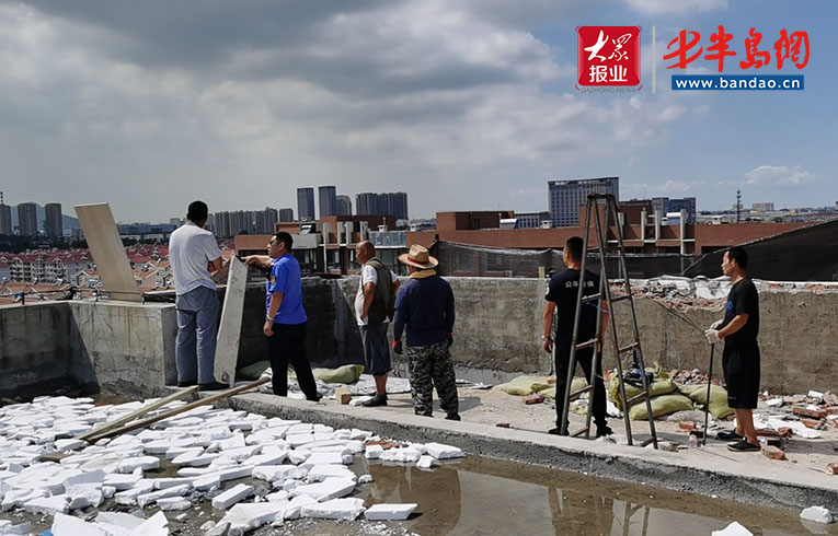 |即墨通济街道新生违建零容忍 即查即拆快处置