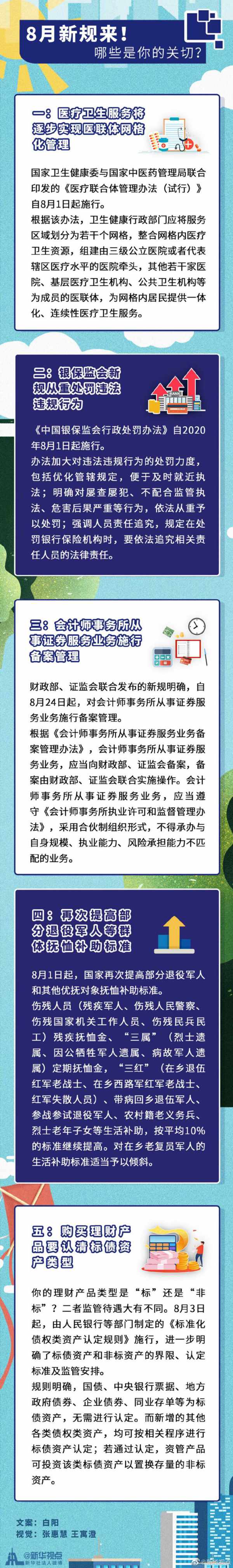 |注意！一批新规8月“火热上线” 影响你我生活