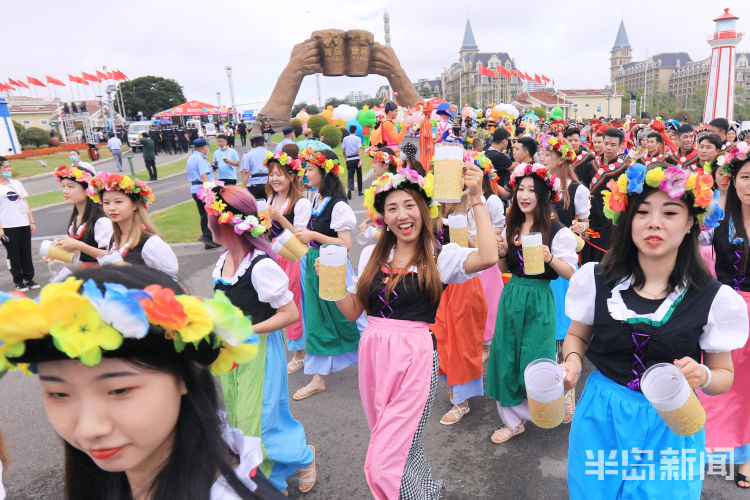 酒娘|鼓声响起、酒娘舞起 青岛金沙滩啤酒城开城纳客啦