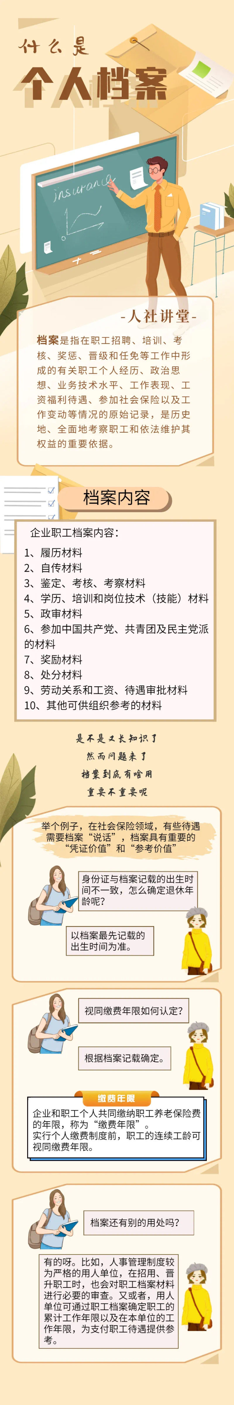 个人档案|个人档案都有啥 对个人多重要？青岛人社局提醒：千万别小看