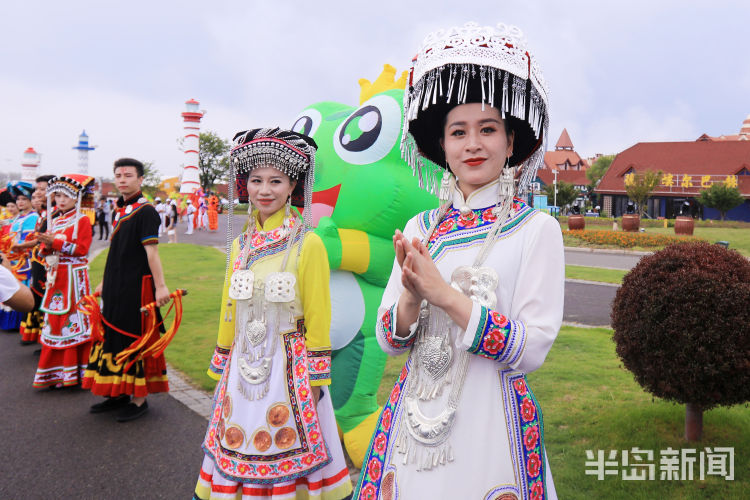 开城|青岛金沙滩啤酒城开城之最美中国民族风