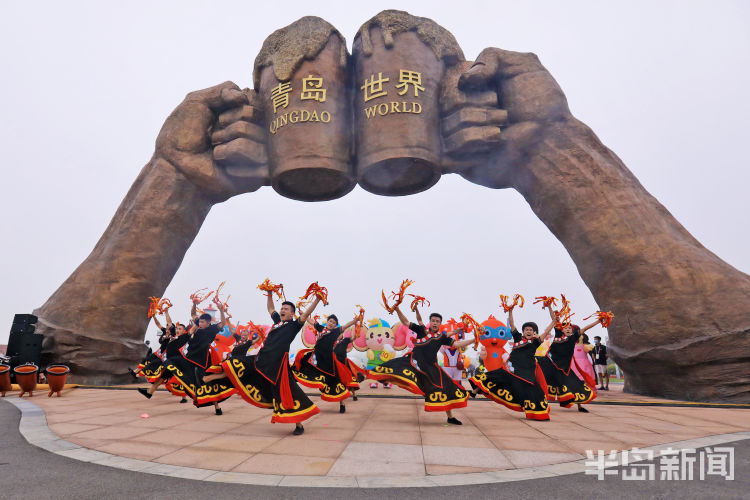 开城|青岛金沙滩啤酒城开城之最美中国民族风