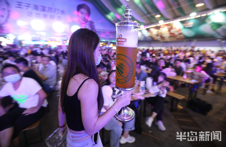 醉美人|第30届青岛国际啤酒节开幕 看啤酒城里的醉美人