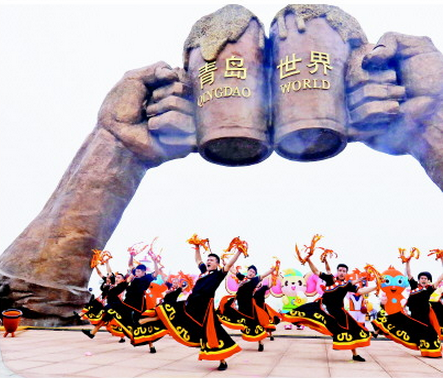 |青岛西海岸新区金沙滩啤酒城开城 首创“线上+线下”办节模式