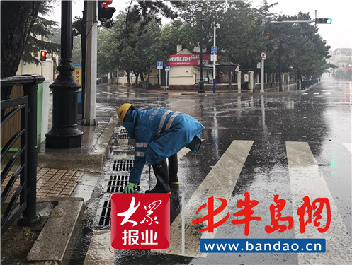 |闻“汛”而动 青岛水务排水公司随时待命应对雨情