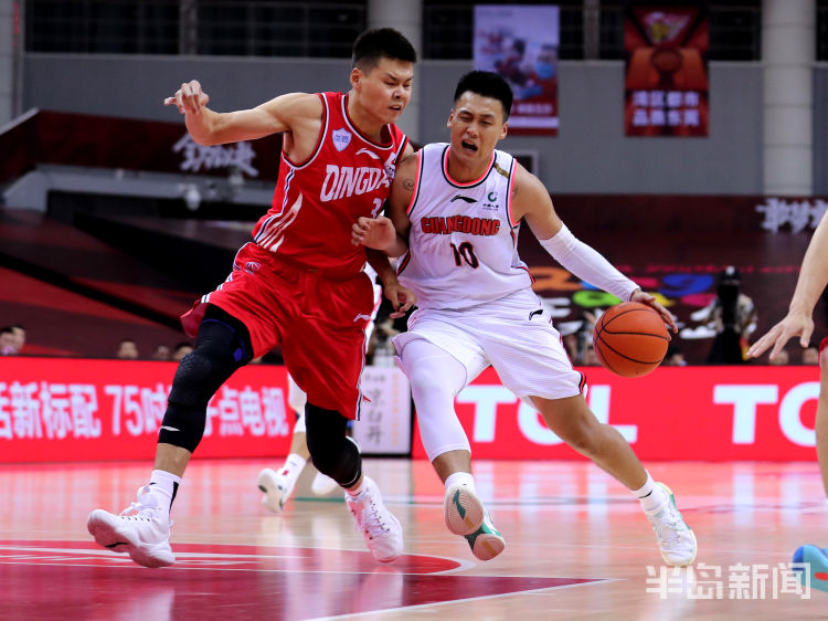 八强|青岛男篮不敌广东止步八强 创队史第二好成绩