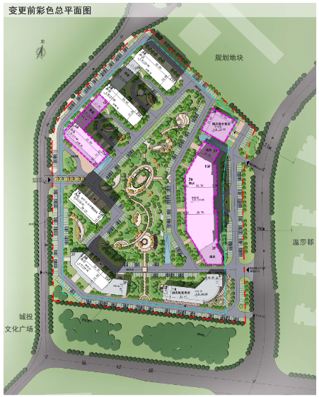 楼座|欢乐滨海城B-3-05B地块规划变更 部分楼座层数、面宽明显变化