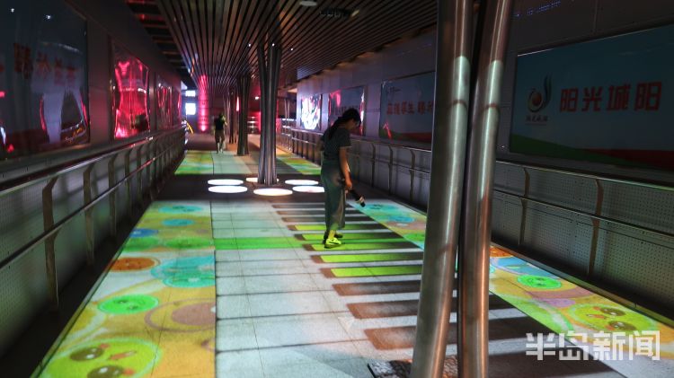 打卡|城阳新添一处网红打卡地 正阳路人行天桥今日启用