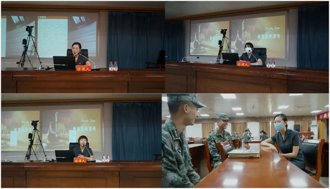 送法进|即墨法院开展送法进军营暨《民法典》宣讲活动