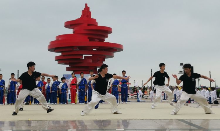 健美操|柔道武术健美操齐上阵 近千人参与拉开青岛全民健身日活动帷幕