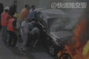 |高速公路遇车祸后货物遭哄抢 临沂网友：10吨猪肉只剩3吨 车门也被拉走了